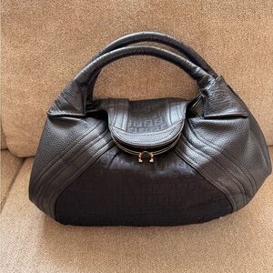Vintage Fendi spy Bag In Black